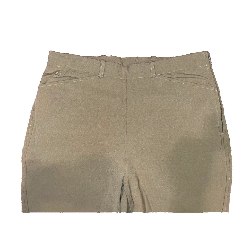 Ariat Pro Series Women’s Riding Breeches 36R 36x26 Beige Side Zip Equestrian - Picture 7 of 12